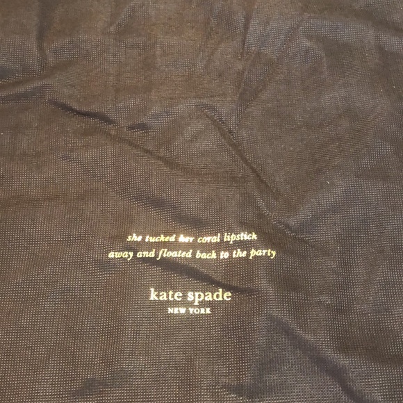 Kate Spade black patent leather handbag. - Picture 6 of 14